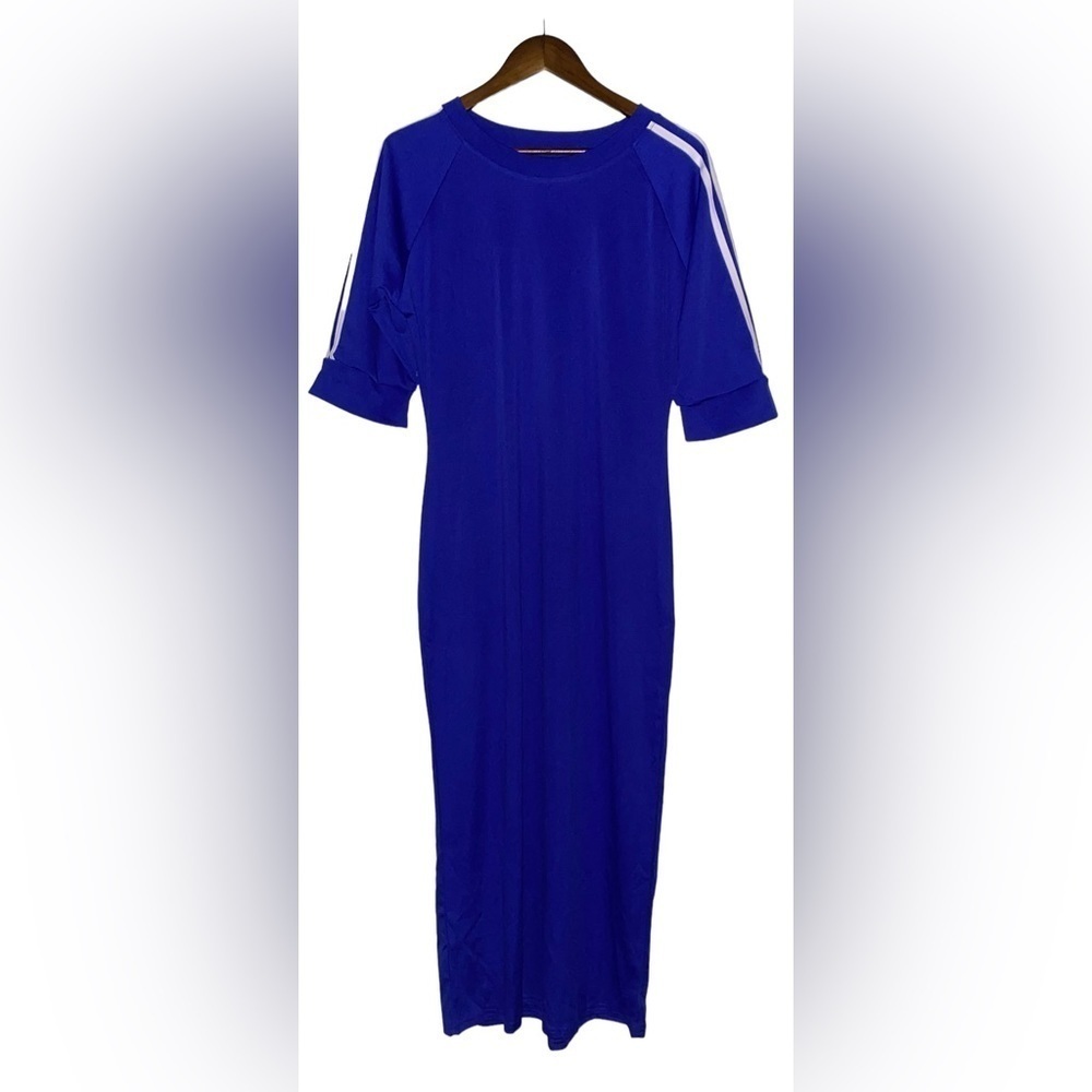 Flamingo Bodycon Slim Fit Maxi Dress Short‎ Sleeve Casual  Women 2XL 14/16